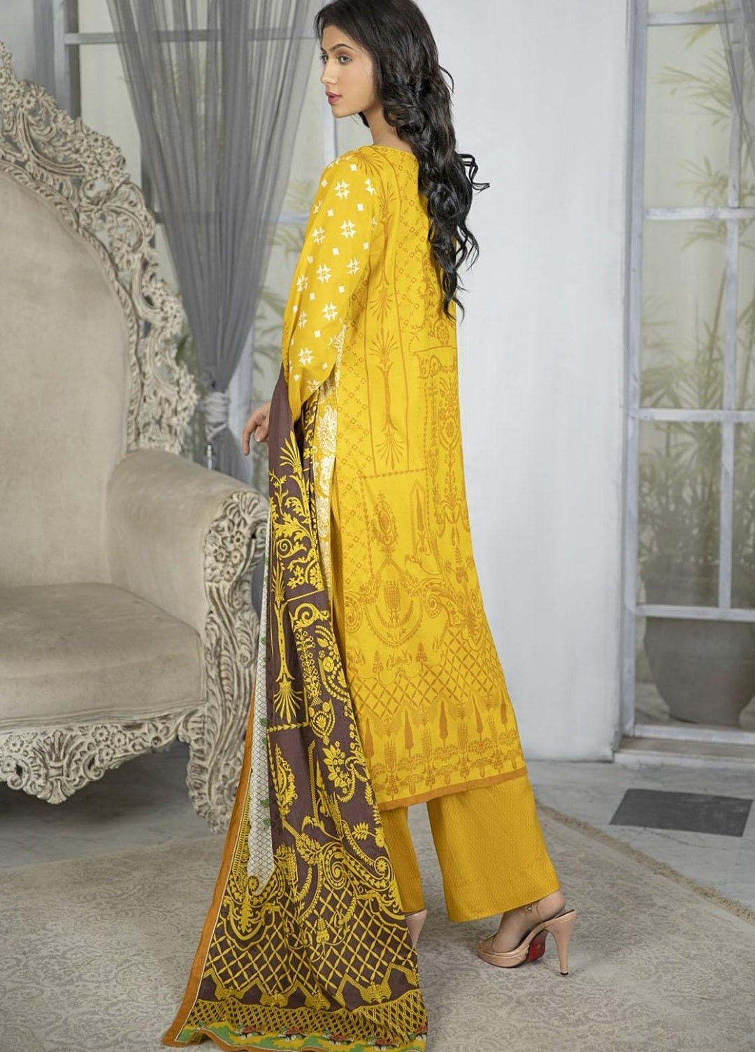 Crystal By Ittehad Textiles Printed Lawn Suits Unstitched 3 Piece ITD21C 21147A - Summer Collection