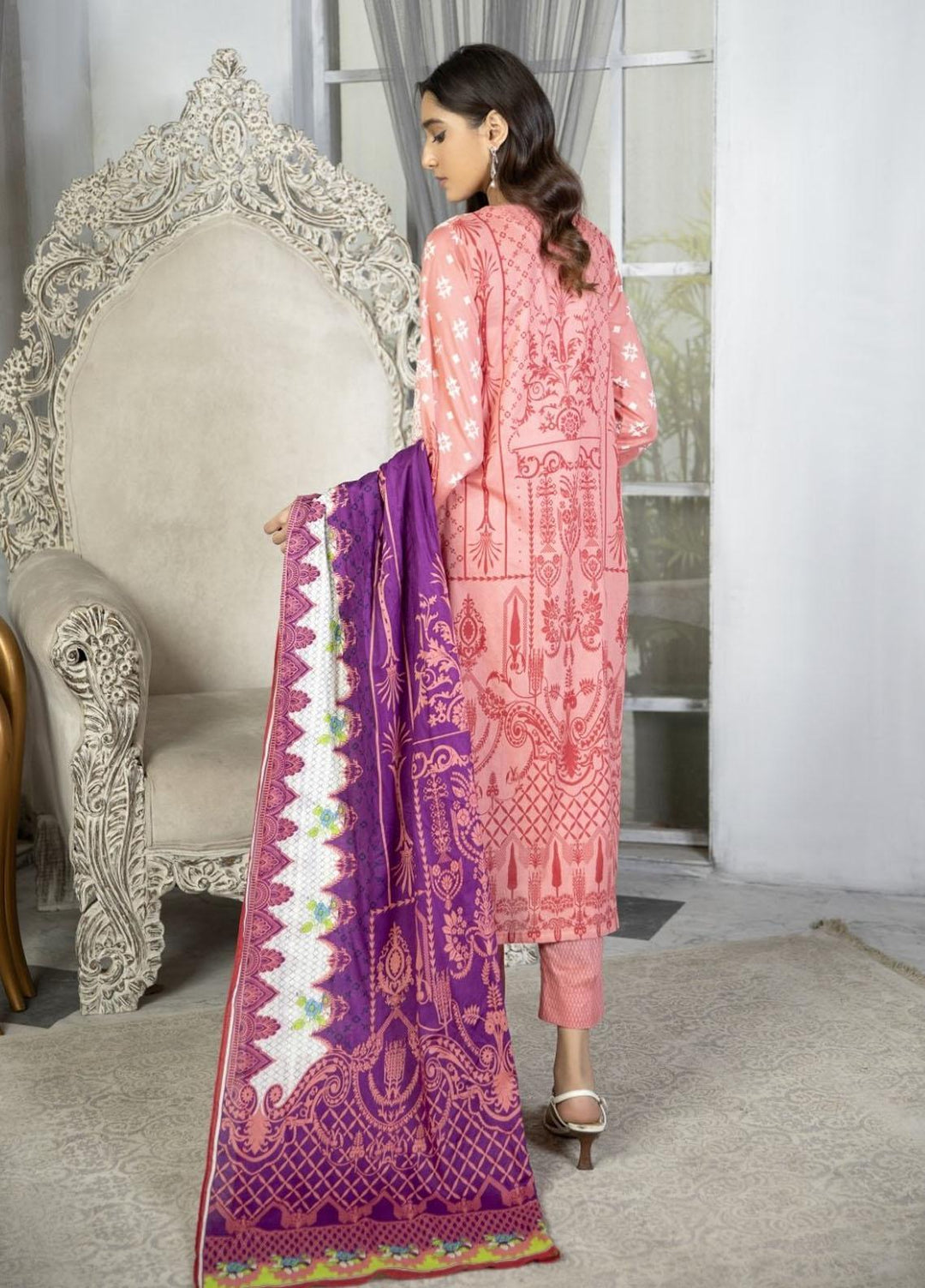 Crystal By Ittehad Textiles Printed Lawn Suits Unstitched 3 Piece ITD21C 21147B - Summer Collection