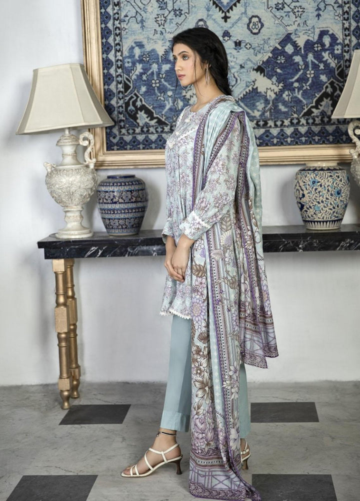 Crystal By Ittehad Textiles Printed Lawn Suits Unstitched 3 Piece ITD21C 21150A - Summer Collection