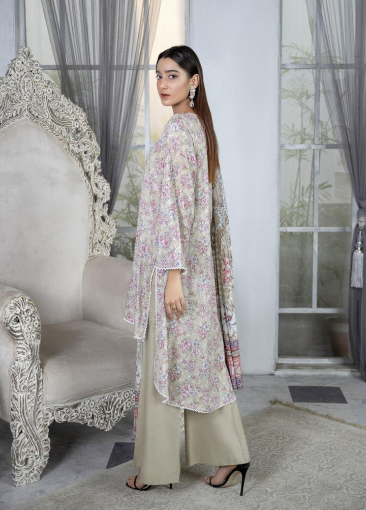 Crystal By Ittehad Textiles Printed Lawn Suits Unstitched 3 Piece ITD21C 21150B - Summer Collection