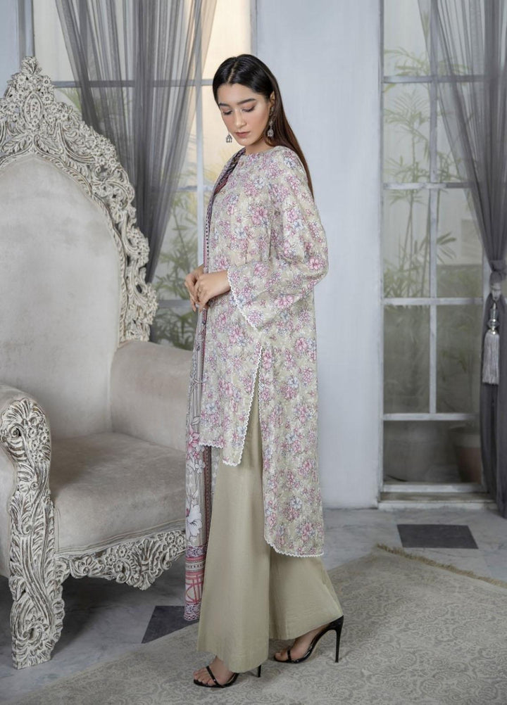 Crystal By Ittehad Textiles Printed Lawn Suits Unstitched 3 Piece ITD21C 21150B - Summer Collection