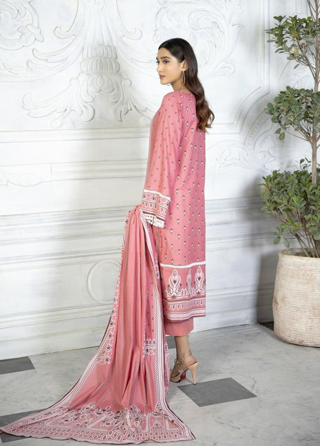 Crystal By Ittehad Textiles Printed Lawn Suits Unstitched 3 Piece ITD21C 21151A - Summer Collection