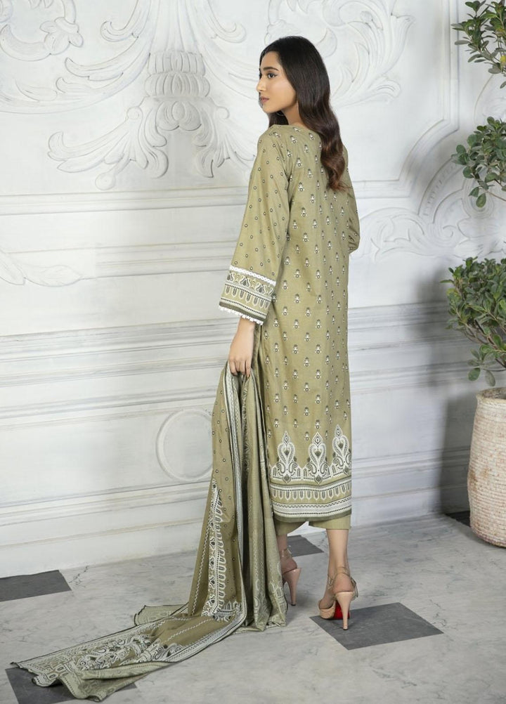 Crystal By Ittehad Textiles Printed Lawn Suits Unstitched 3 Piece ITD21C 21151B - Summer Collection
