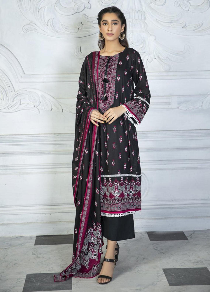 Crystal By Ittehad Textiles Printed Lawn Suits Unstitched 3 Piece ITD21C 21152A - Summer Collection