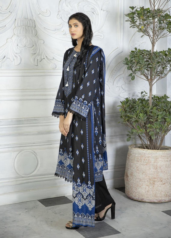 Crystal By Ittehad Textiles Printed Lawn Suits Unstitched 3 Piece ITD21C 21152C - Summer Collection