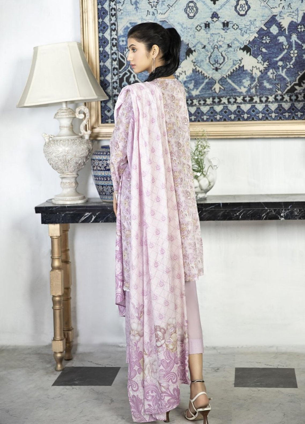 Crystal By Ittehad Textiles Printed Lawn Suits Unstitched 3 Piece ITD21C 21153A - Summer Collection