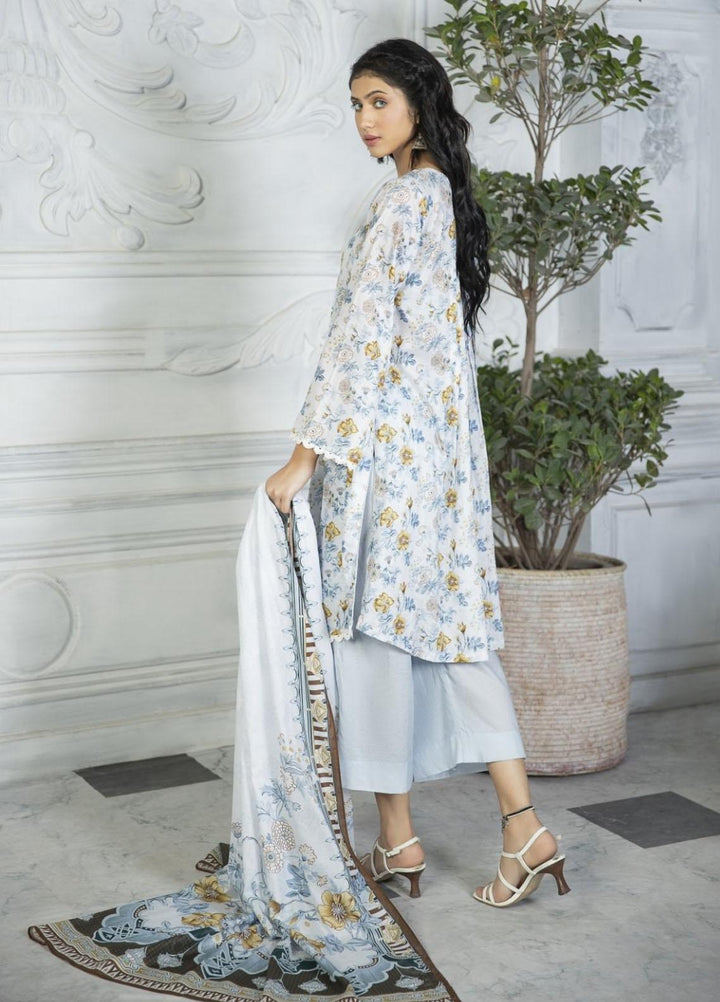 Crystal By Ittehad Textiles Printed Lawn Suits Unstitched 3 Piece ITD21C 21154B - Summer Collection