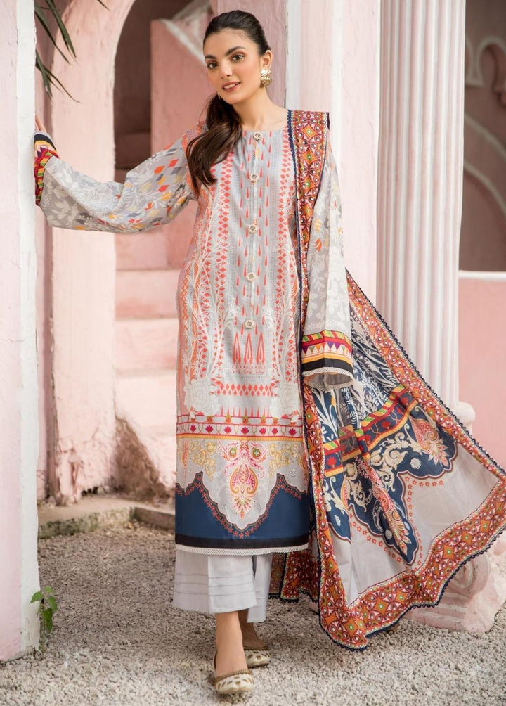 Ittehad Textiles Printed Lawn Suits Unstitched 3 Piece ITD22-S2 LF-DP2-2213 - Summer Collection