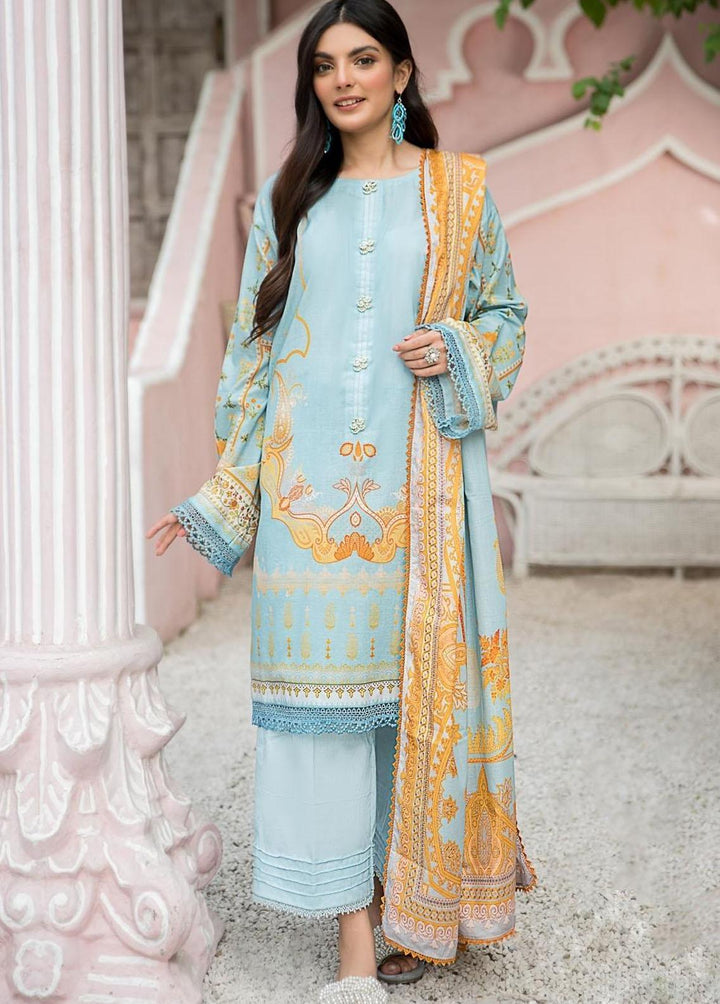 Ittehad Textiles Printed Lawn Suits Unstitched 3 Piece ITD22-S2 LF-DP2-2214 - Summer Collection