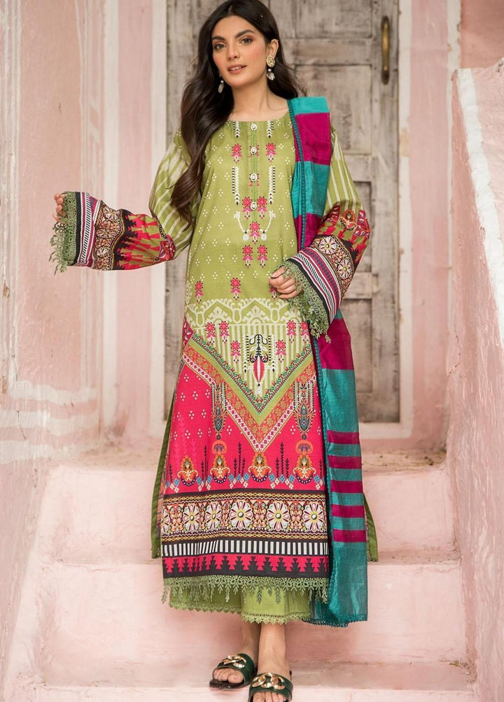 Ittehad Textiles Printed Lawn Suits Unstitched 3 Piece ITD22-S2 LF-DP2-2218 - Summer Collection
