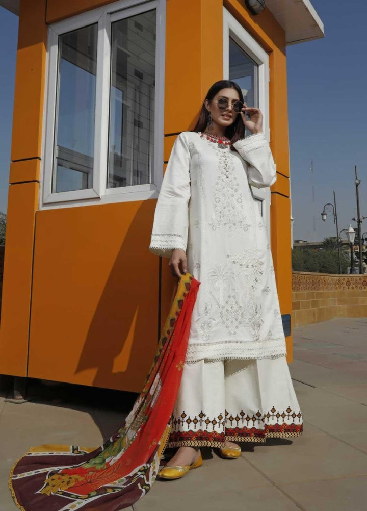 Ittehad Textiles Embroidered Lawn Suits Unstitched 3 Piece IT21EL ITE-ALMIJA - Summer Collection