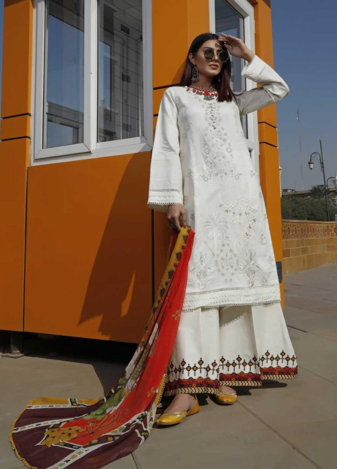 Ittehad Textiles Embroidered Lawn Suits Unstitched 3 Piece IT21EL ITE-ALMIJA - Summer Collection
