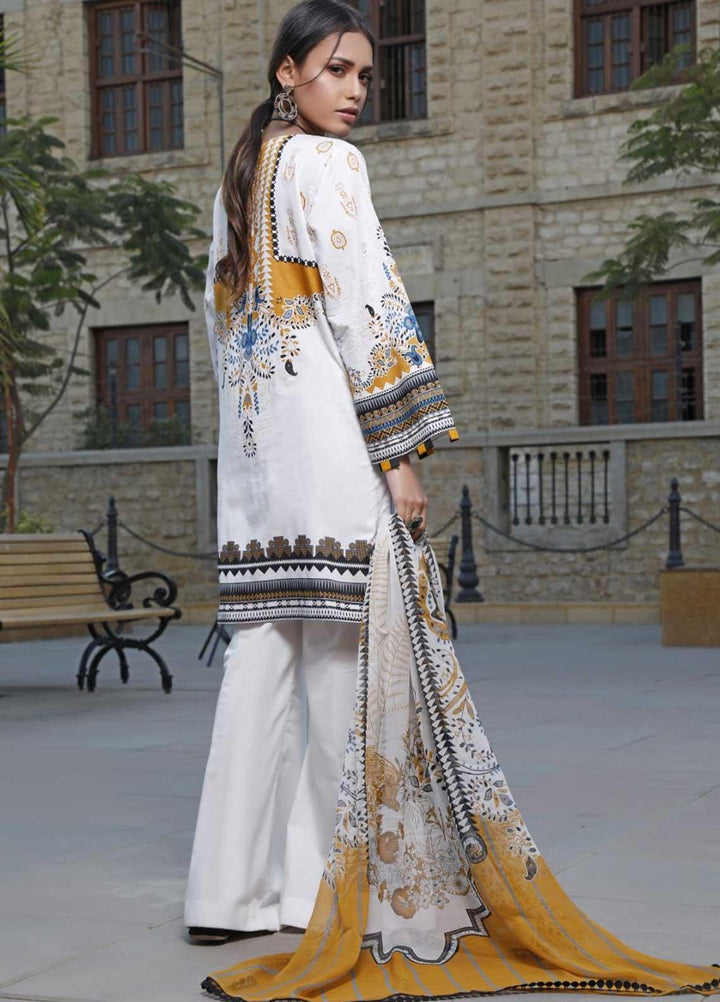 Ittehad Textiles Embroidered Lawn Suits Unstitched 3 Piece IT21EL ITE-ARBOL - Summer Collection