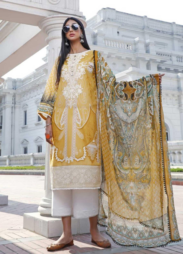 Ittehad Textiles Embroidered Lawn Suits Unstitched 3 Piece IT21EL ITE-ARMONIA - Summer Collection
