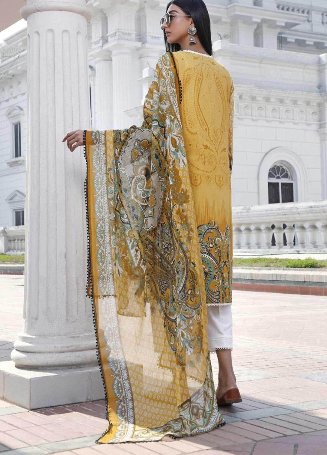 Ittehad Textiles Embroidered Lawn Suits Unstitched 3 Piece IT21EL ITE-ARMONIA - Summer Collection