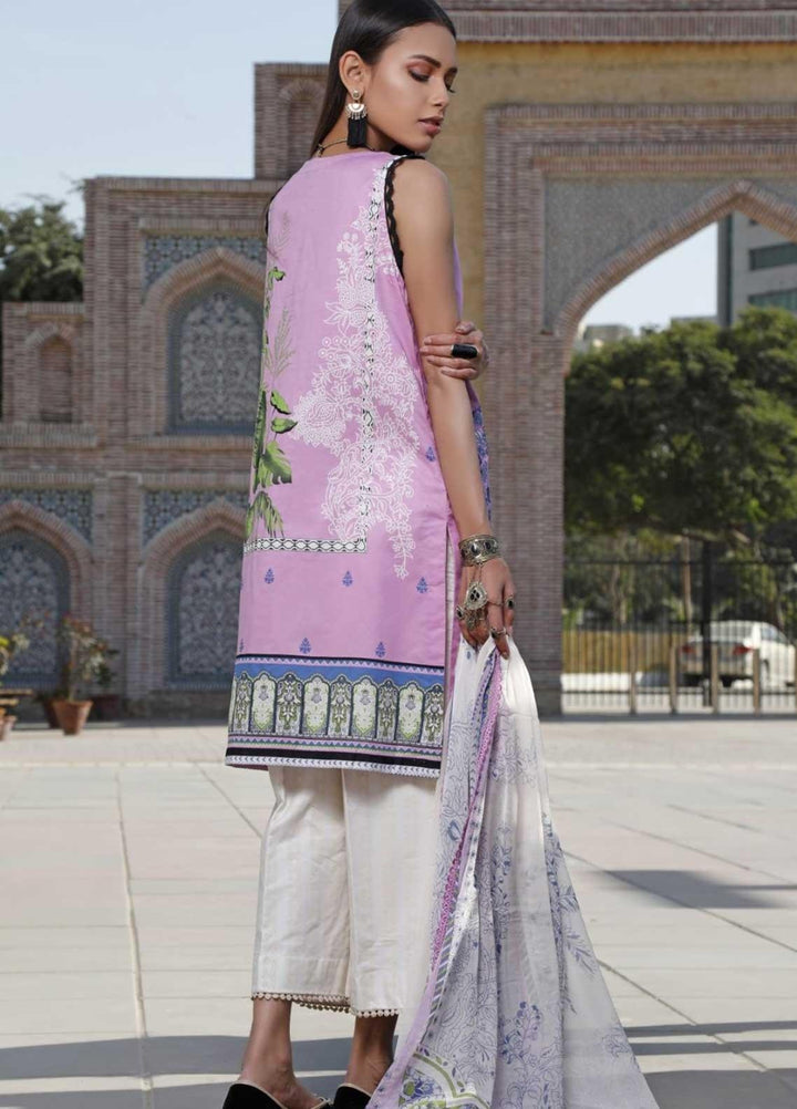 Ittehad Textiles Embroidered Lawn Suits Unstitched 3 Piece IT21EL ITE-BIRCA - Summer Collection