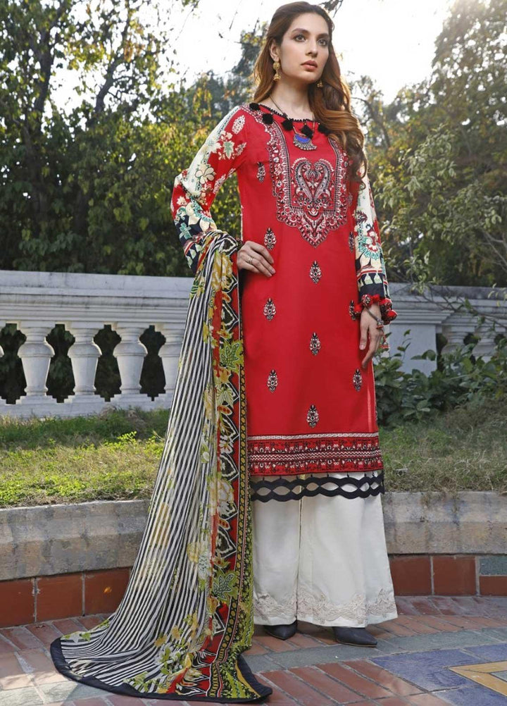 Ittehad Textiles Embroidered Lawn Suits Unstitched 3 Piece IT21EL ITE-CACHEMIR - Summer Collection