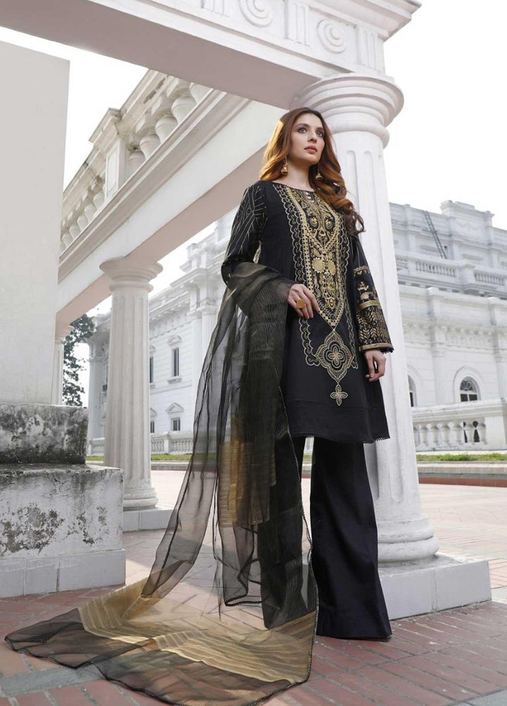 Ittehad Textiles Embroidered Lawn Suits Unstitched 3 Piece IT21EL ITE-CENIZA - Summer Collection