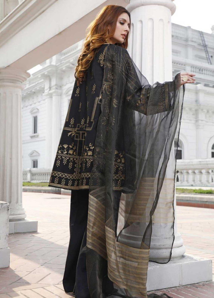 Ittehad Textiles Embroidered Lawn Suits Unstitched 3 Piece IT21EL ITE-CENIZA - Summer Collection