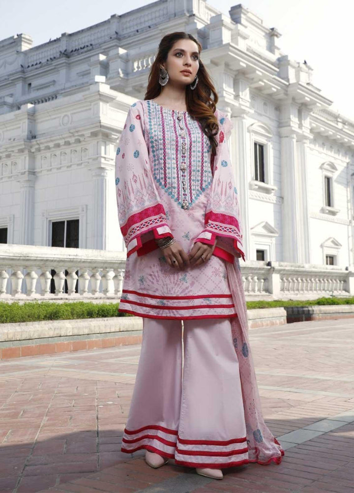 Ittehad Textiles Embroidered Lawn Suits Unstitched 3 Piece IT21EL ITE-COLORANTE - Summer Collection