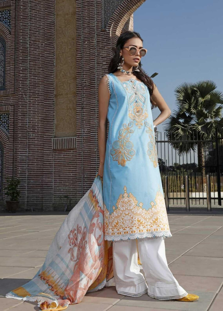 Ittehad Textiles Embroidered Lawn Suits Unstitched 3 Piece IT21EL ITE-DESTELLO - Summer Collection