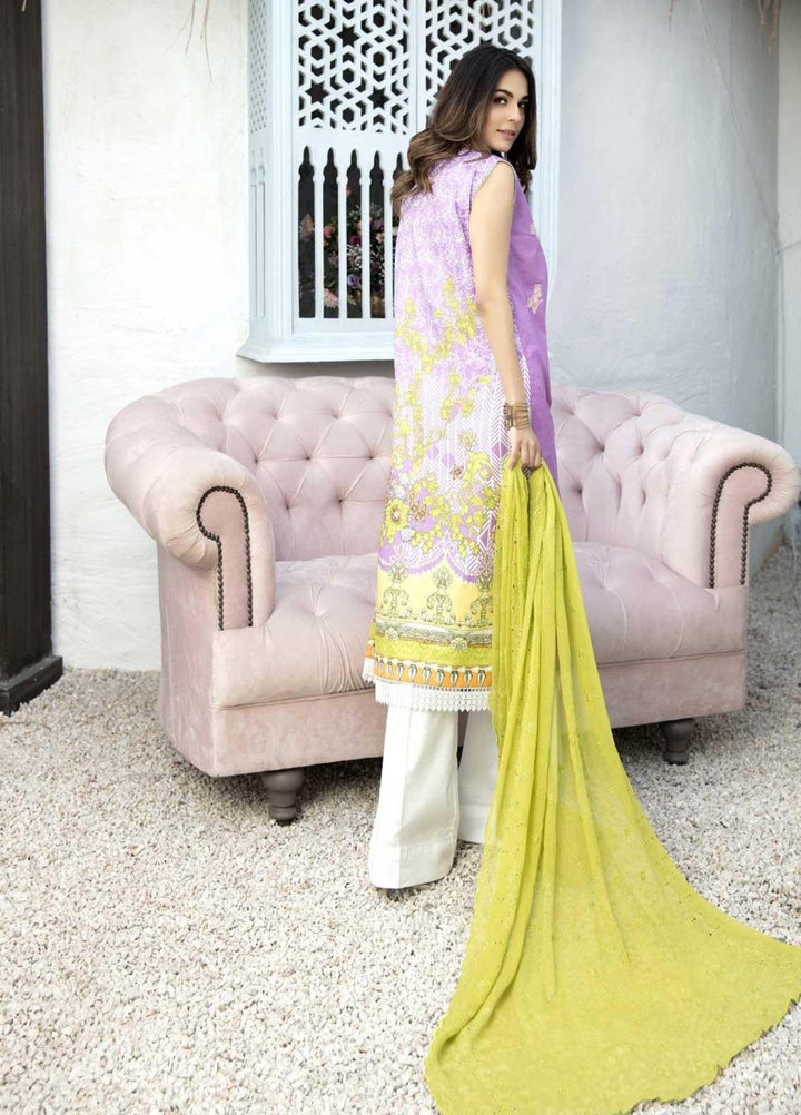 Ittehad Textiles Embroidered Lawn Suits Unstitched 3 Piece IT21EL ITE-ENCANTADORA - Summer Collection