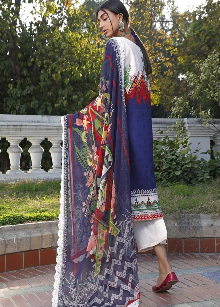 Ittehad Textiles Embroidered Lawn Suits Unstitched 3 Piece IT21EL ITE-FLORECER - Summer Collection