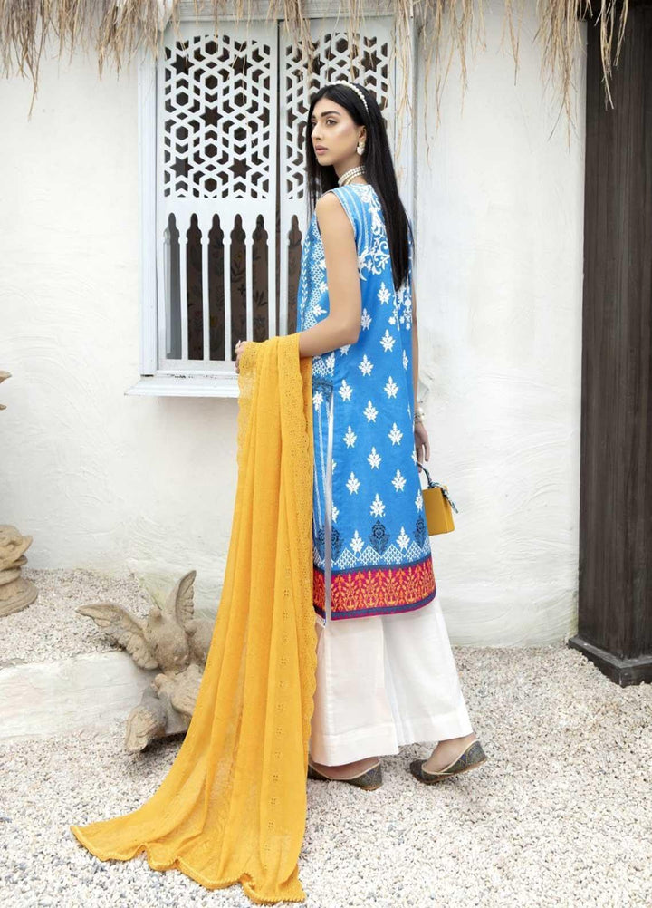 Ittehad Textiles Embroidered Lawn Suits Unstitched 3 Piece IT21EL ITE-FRUCTIFERA - Summer Collection