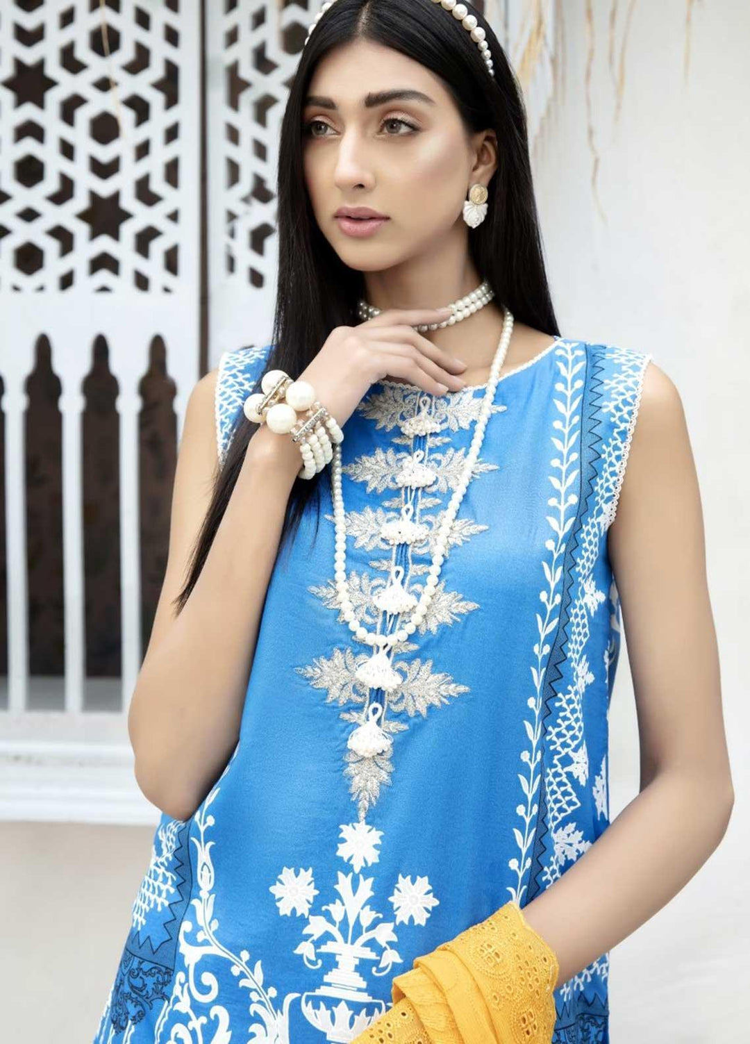 Ittehad Textiles Embroidered Lawn Suits Unstitched 3 Piece IT21EL ITE-FRUCTIFERA - Summer Collection