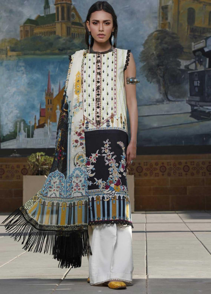 Ittehad Textiles Embroidered Lawn Suits Unstitched 3 Piece IT21EL ITE-FUMAR - Summer Collection