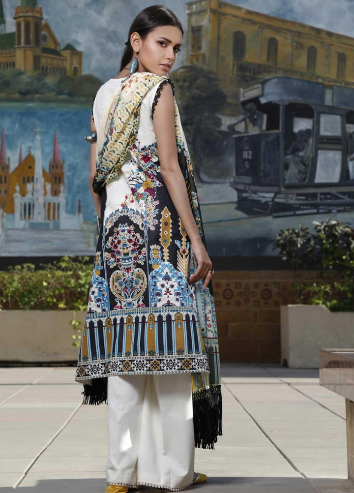 Ittehad Textiles Embroidered Lawn Suits Unstitched 3 Piece IT21EL ITE-FUMAR - Summer Collection