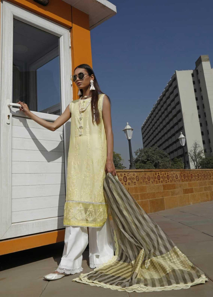 Ittehad Textiles Embroidered Lawn Suits Unstitched 3 Piece IT21EL ITE-GIRASOL - Summer Collection
