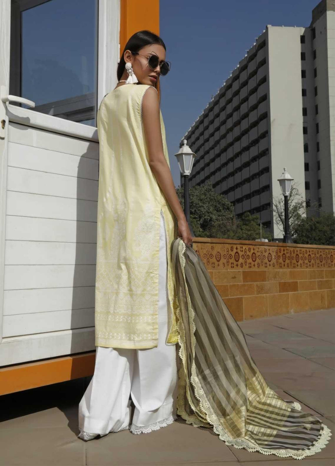 Ittehad Textiles Embroidered Lawn Suits Unstitched 3 Piece IT21EL ITE-GIRASOL - Summer Collection