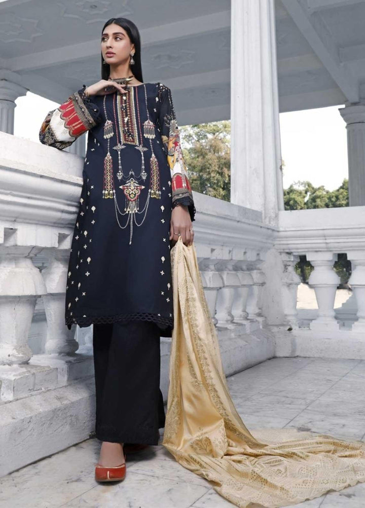 Ittehad Textiles Embroidered Lawn Suits Unstitched 3 Piece IT21EL ITE-JOYERIA - Summer Collection