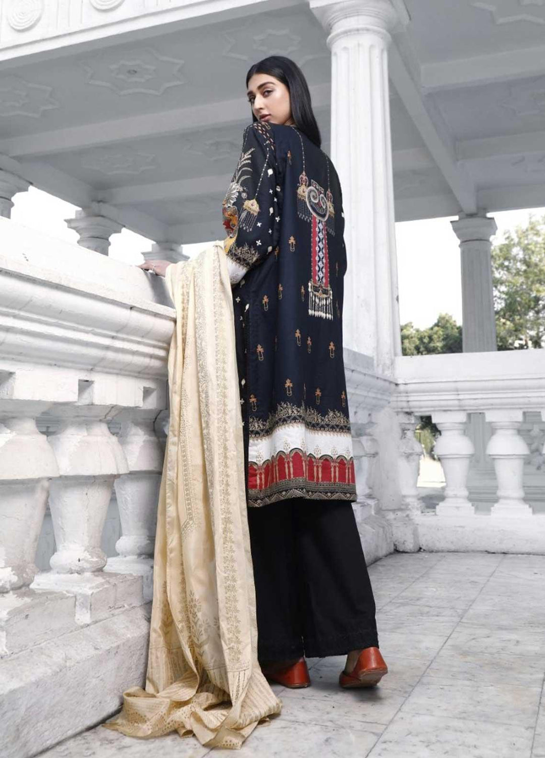 Ittehad Textiles Embroidered Lawn Suits Unstitched 3 Piece IT21EL ITE-JOYERIA - Summer Collection
