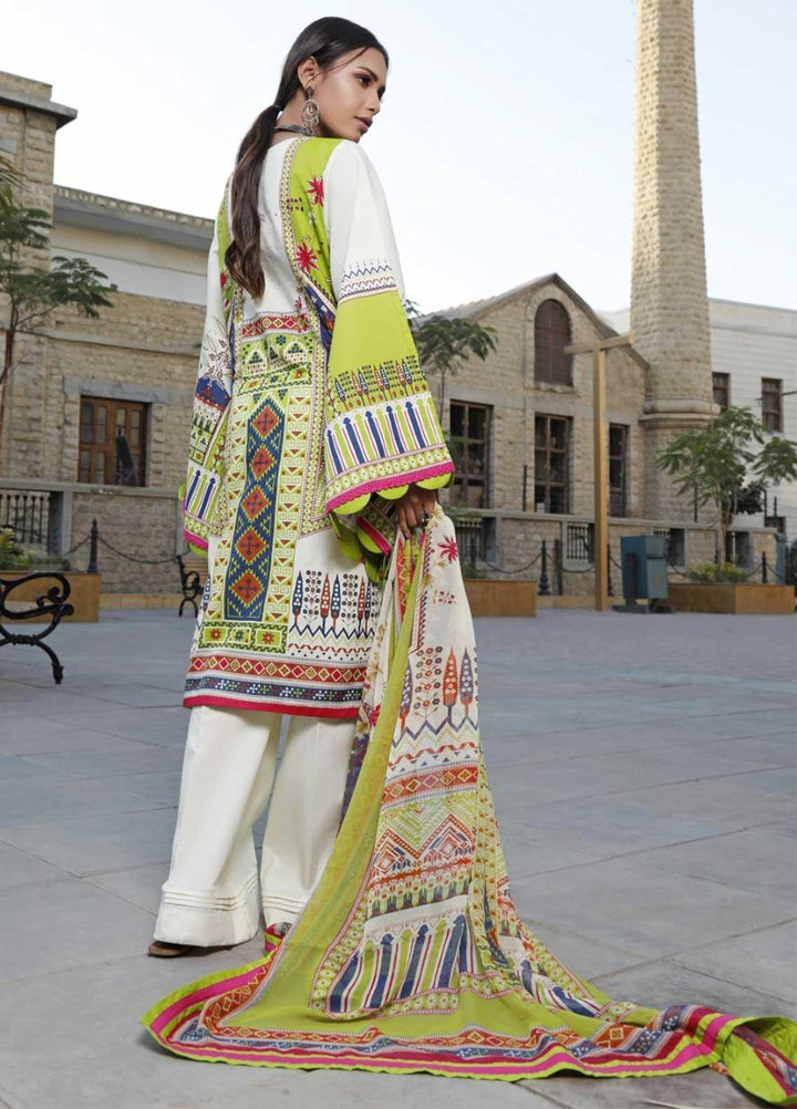 Ittehad Textiles Embroidered Lawn Suits Unstitched 3 Piece IT21EL ITE-LIMA - Summer Collection