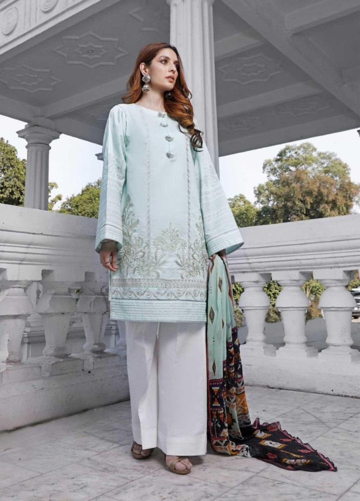 Ittehad Textiles Embroidered Lawn Suits Unstitched 3 Piece IT21EL ITE-LIMPIAR - Summer Collection