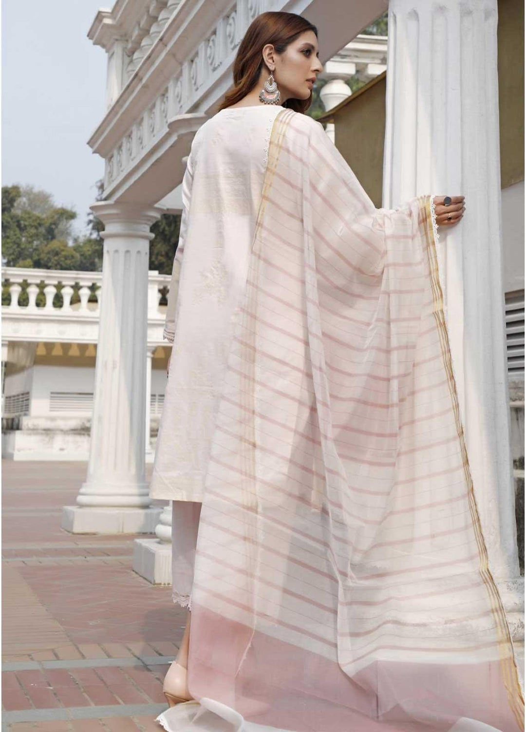 Ittehad Textiles Embroidered Lawn Suits Unstitched 3 Piece IT21EL ITE-MELOCTON - Summer Collection
