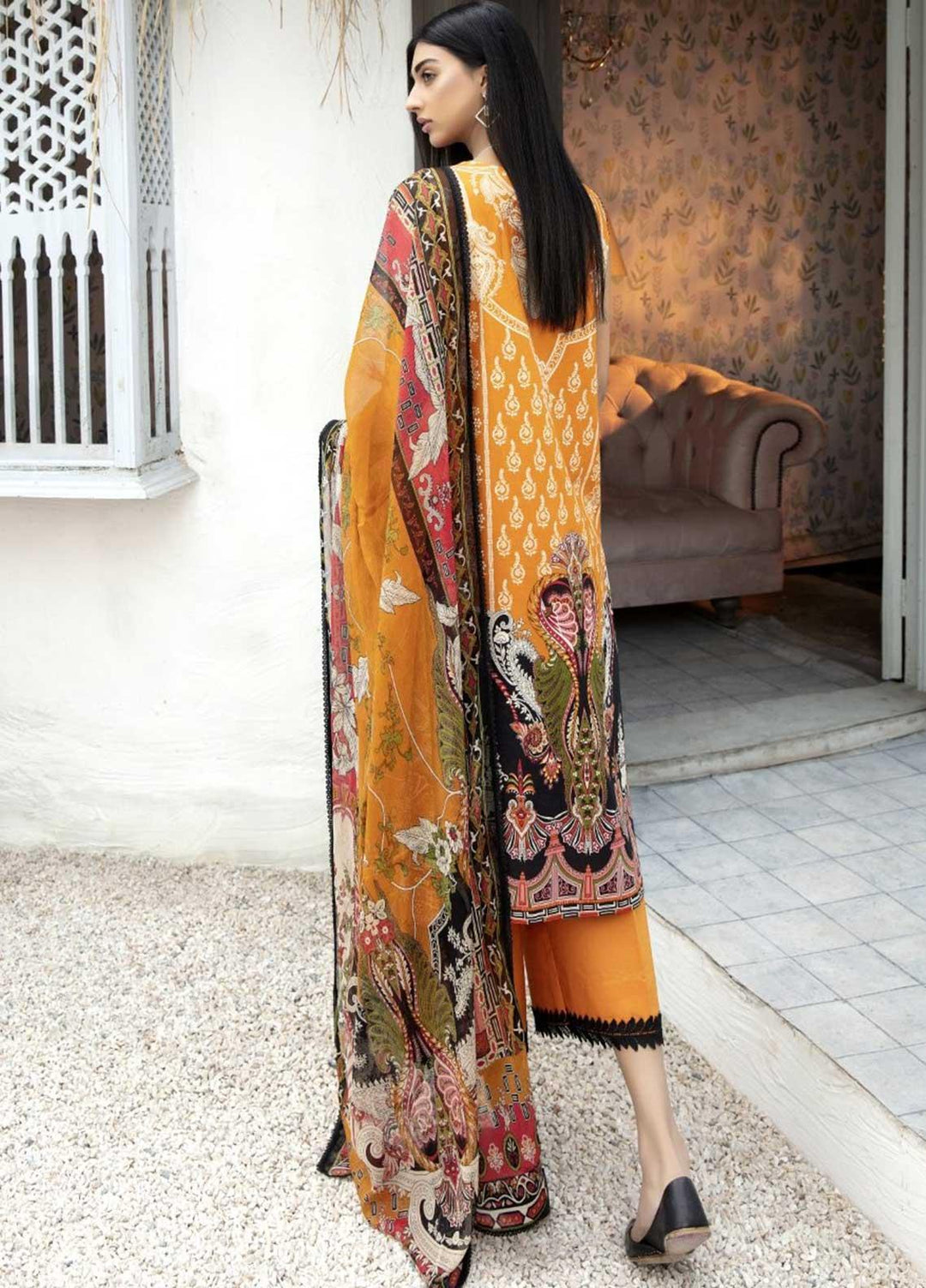 Ittehad Textiles Embroidered Lawn Suits Unstitched 3 Piece IT21EL ITE-MELODIA - Summer Collection