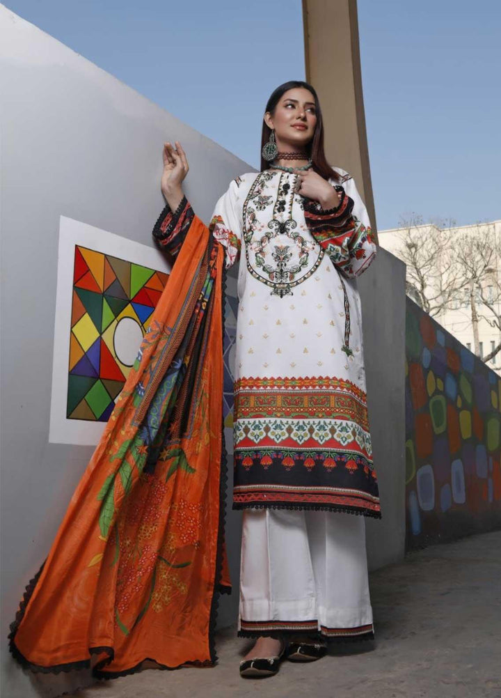 Ittehad Textiles Embroidered Lawn Suits Unstitched 3 Piece IT21EL ITE-MILAGRO - Summer Collection