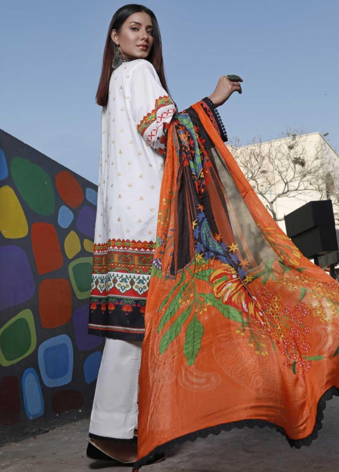 Ittehad Textiles Embroidered Lawn Suits Unstitched 3 Piece IT21EL ITE-MILAGRO - Summer Collection