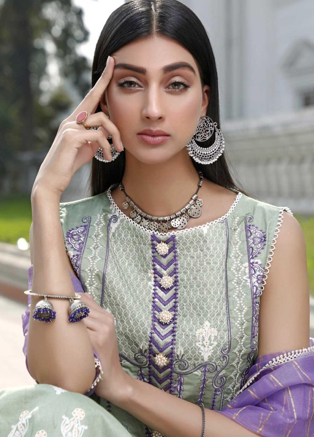 Ittehad Textiles Embroidered Lawn Suits Unstitched 3 Piece IT21EL ITE-MORADA - Summer Collection