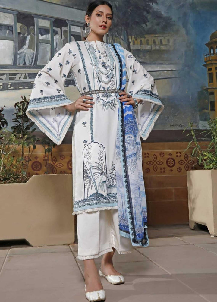 Ittehad Textiles Embroidered Lawn Suits Unstitched 3 Piece IT21EL ITE-NUBLADO - Summer Collection