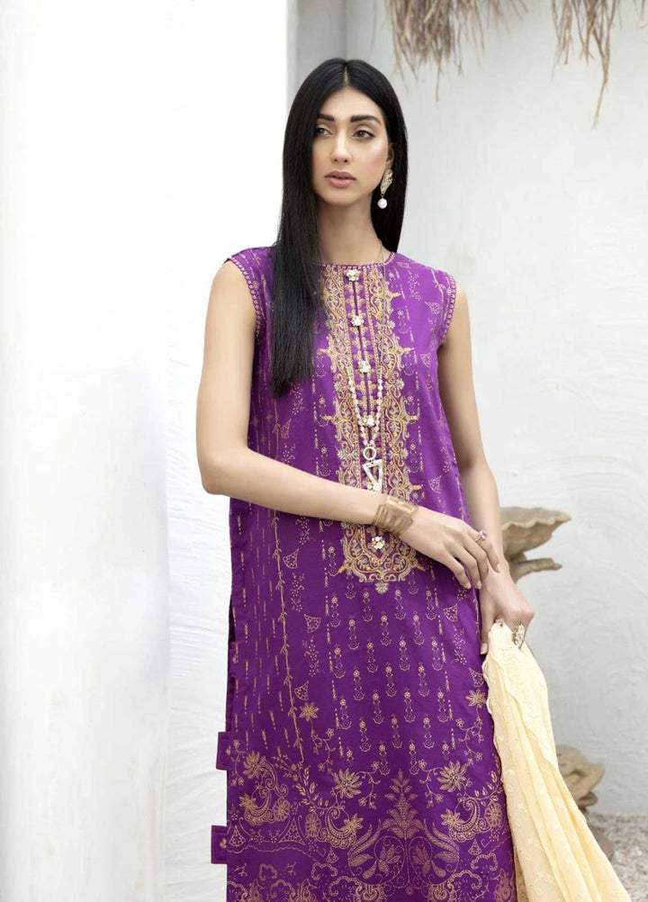Ittehad Textiles Embroidered Lawn Suits Unstitched 3 Piece IT21EL ITE-REINA - Summer Collection
