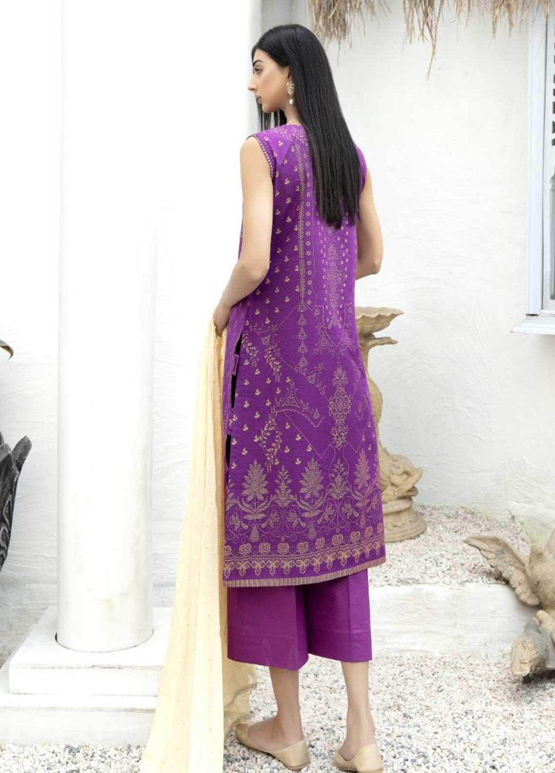 Ittehad Textiles Embroidered Lawn Suits Unstitched 3 Piece IT21EL ITE-REINA - Summer Collection