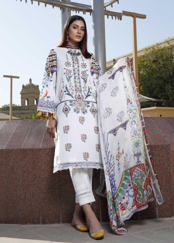Ittehad Textiles Embroidered Lawn Suits Unstitched 3 Piece IT21EL ITE-RESPLANDOR - Summer Collection