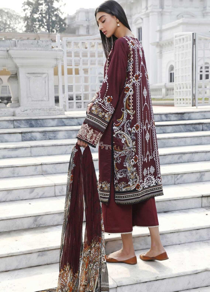 Ittehad Textiles Embroidered Lawn Suits Unstitched 3 Piece IT21EL ITE-ROKA - Summer Collection