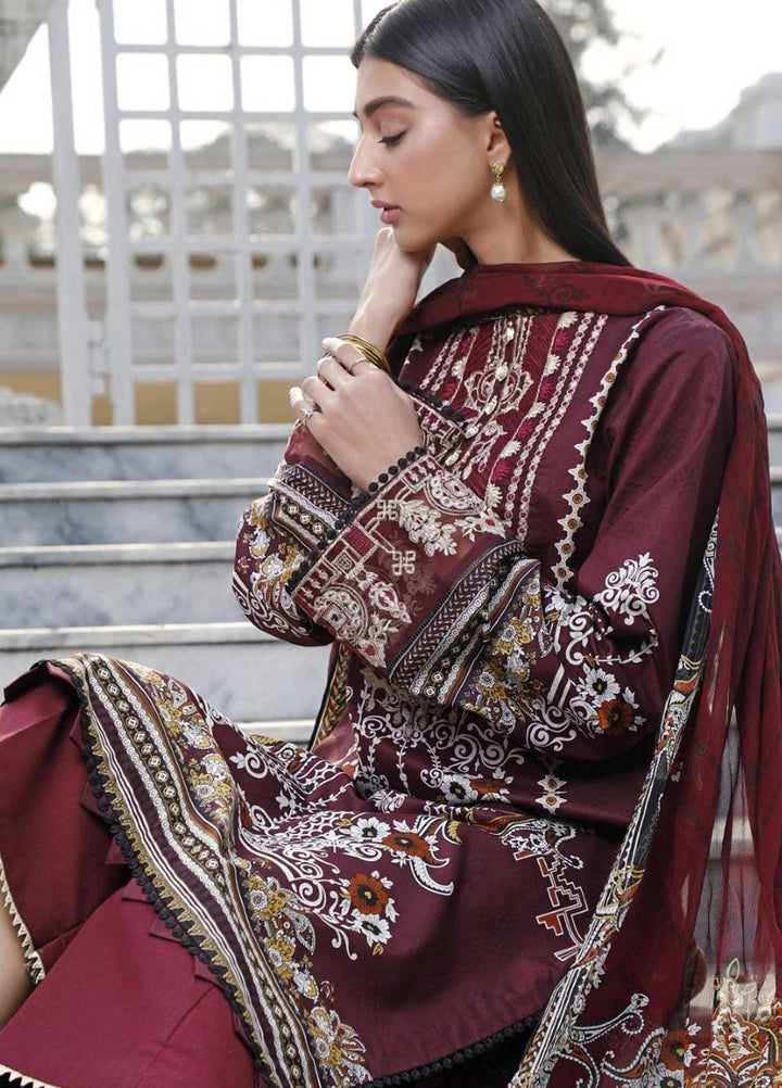Ittehad Textiles Embroidered Lawn Suits Unstitched 3 Piece IT21EL ITE-ROKA - Summer Collection