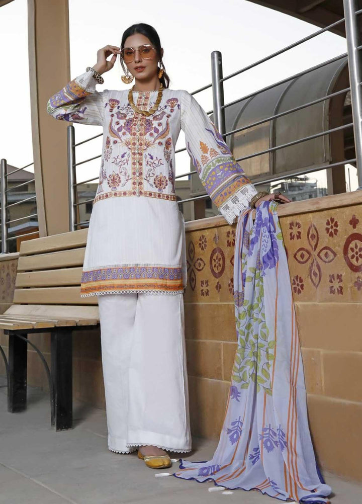 Ittehad Textiles Embroidered Lawn Suits Unstitched 3 Piece IT21EL ITE-SINFONIA - Summer Collection