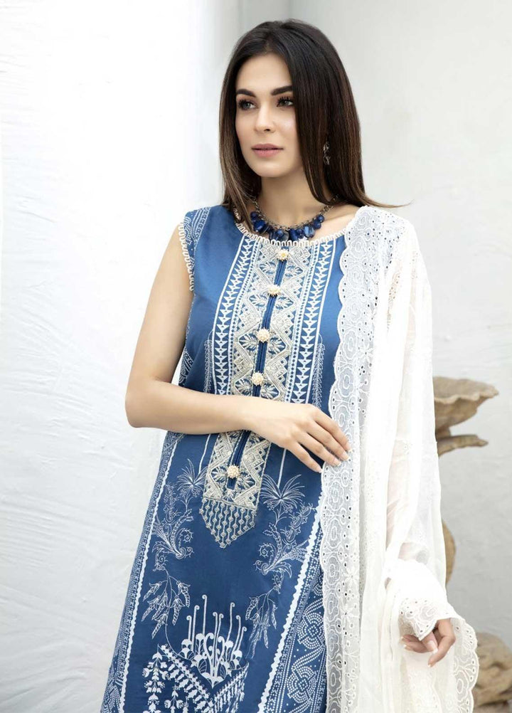 Ittehad Textiles Embroidered Lawn Suits Unstitched 3 Piece IT21EL ITE-SONREIR - Summer Collection
